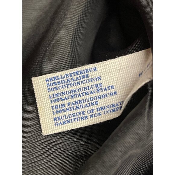 Anthropologie Leifsdottir Black Purple Floral Winter Peony Sheath Casual Dress S - Picture 11 of 12